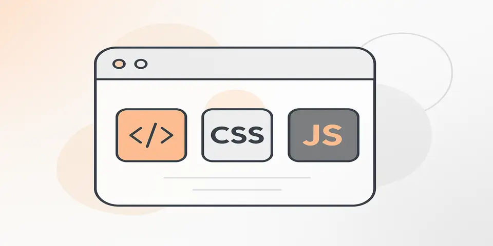 Professional web developer representing modern HTML, CSS, JavaScript expertise.