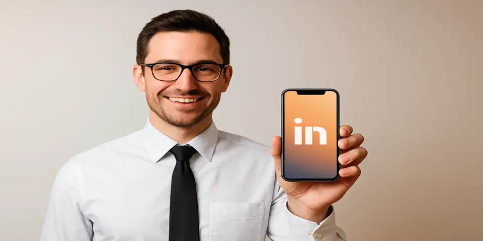 Group of professionals representing a diverse LinkedIn business team.