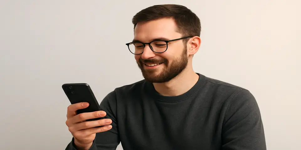 Casual young man browsing Reddit, representing engaging marketing behavior