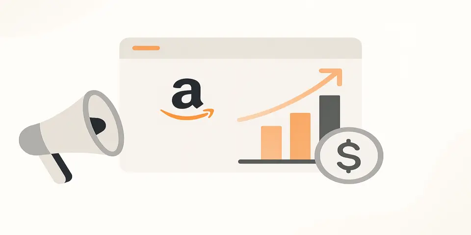 Abstract icons representing ROI-focused digital ad strategies.