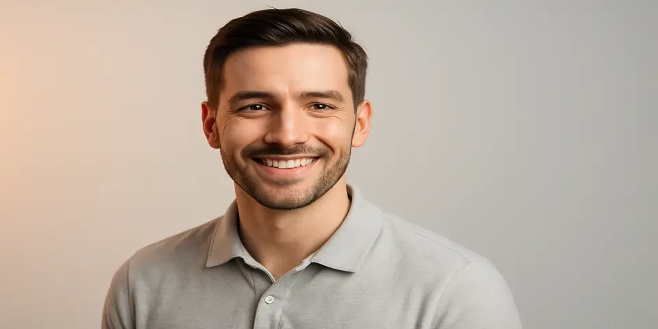 Professional portrait of a marketing strategist with a confident expression.