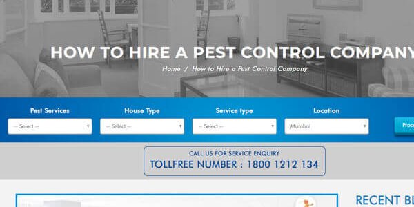 Web Designing company in Mumbai SySpree Client National Pest Control