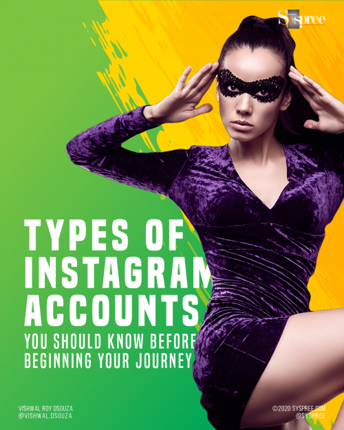 Types of Instagram accounts - Free Digital Markrting guide