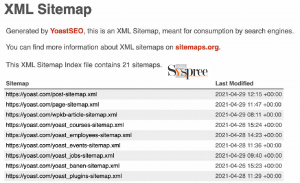 Out-of-page XML Sitemap