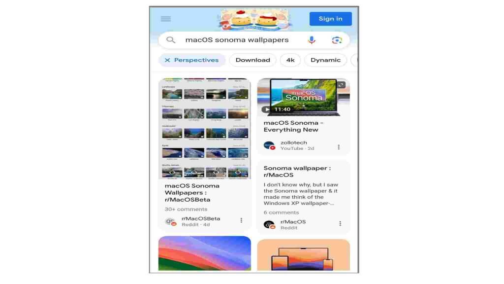 Google introduces a perspective filter to mobile results of its search results
