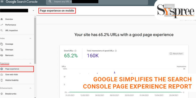 Search Console Page Experience Report – Google Simplifies the Search Console Page Experience Report