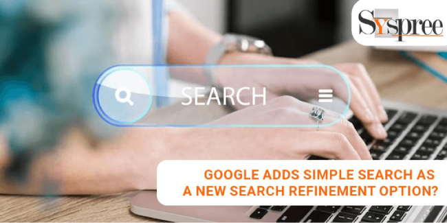 Simple Search – Google Adds Simple Search as a New Search Refinement Option?