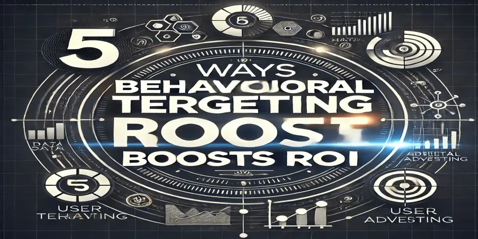 A visually engaging 3D representation of behavioral targeting boosting ROI with data-driven insights