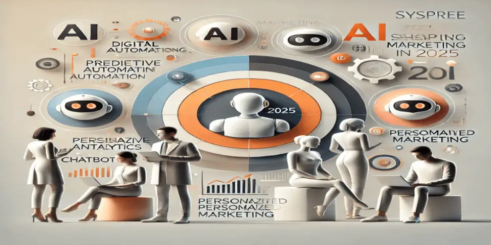 AI-assisted marketing strategies enhancing business growth in 2025.