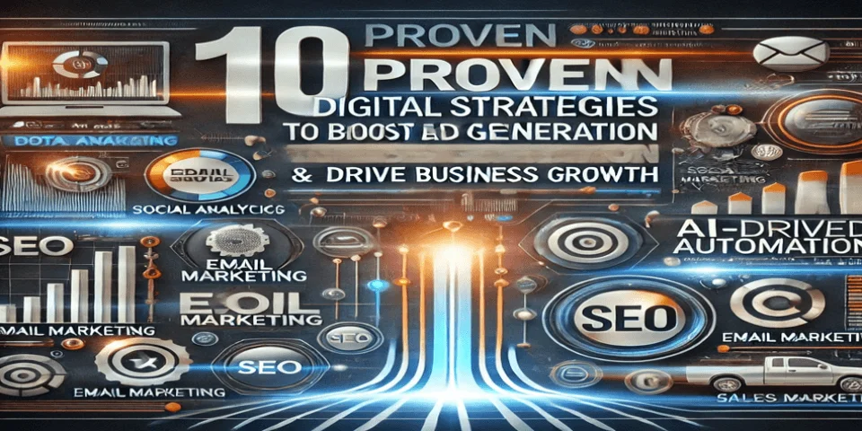 10 proven digital strategies to boost lead generation and drive business growth.