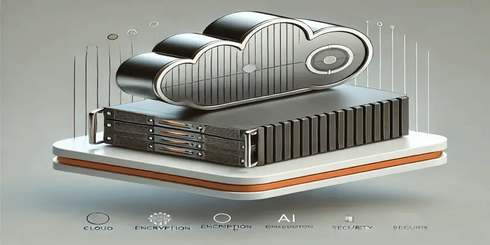  A futuristic cloud backup system with encryption and security controls.