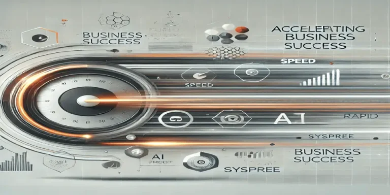 Abstract representation of business acceleration and growth through custom reporting tools.