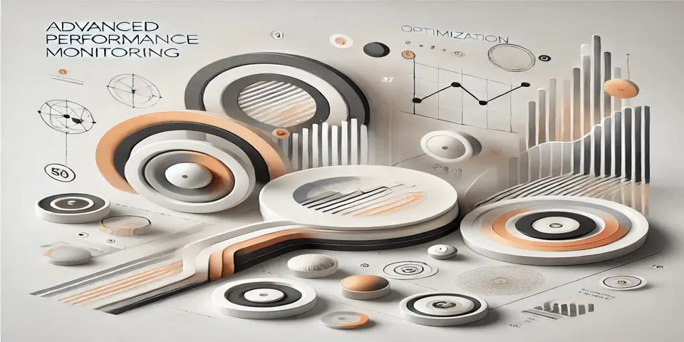 Abstract representation of advanced performance monitoring and optimization.