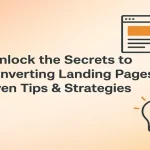 Business professional planning high-converting landing pages on a digital tablet.