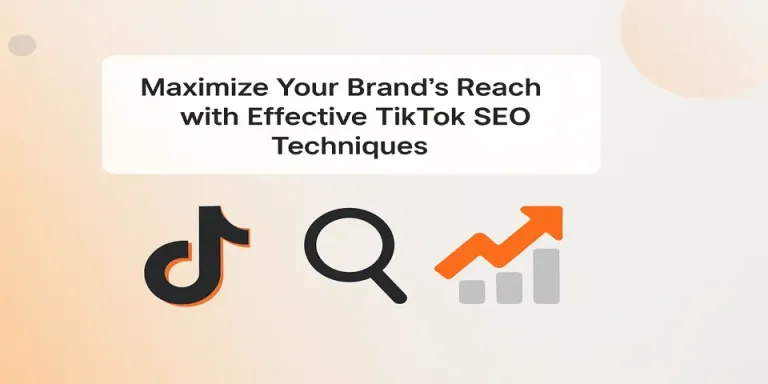 Colorful abstract elements symbolizing TikTok SEO and brand marketing strategies.