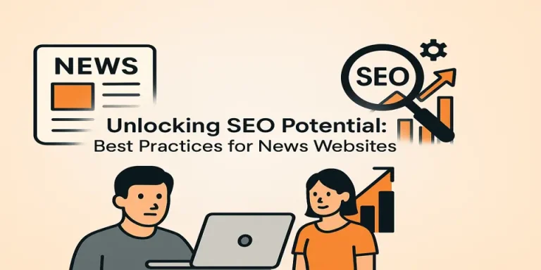 Best practices for SEO optimization on news websites highlighted