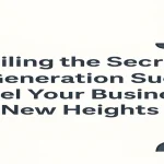 Visual strategy layout with icons related to lead generation success.