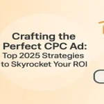 CPC ad strategy title surrounded by icons symbolizing ROI and paid marketing.