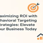Professional team analyzing behavioral targeting to boost ROI