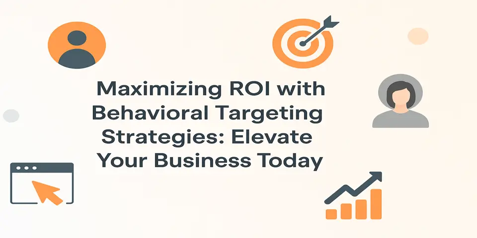 Professional team analyzing behavioral targeting to boost ROI