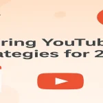 Center-aligned YouTube Ads 2025 title with icons for video marketing.