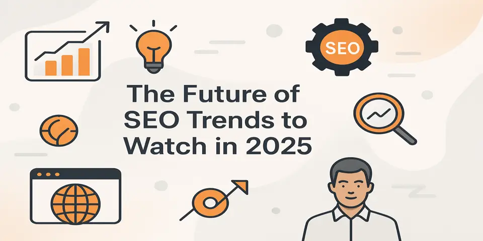 Centered blog title over soft gradient with modern SEO-themed layout.