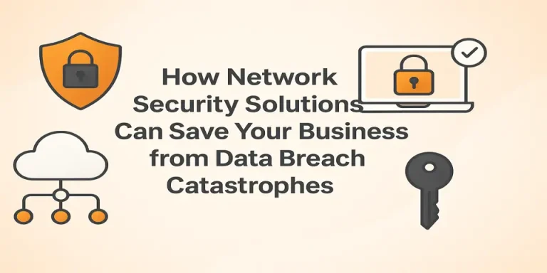 A digital layout showcasing data security and network protection icons.