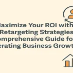 Centered title with icons symbolizing smart retargeting and ROI growth