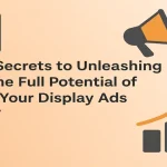 Center-aligned blog title surrounded by display ad icons