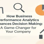 Title image showing business performance analytics theme with supporting icons and clean layout.