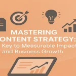 Visual icons illustrating key concepts in content strategy and growth.