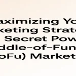 Visual metaphor for MoFu strategies using funnel and target icons.