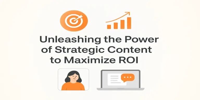 Modern digital strategy concept for maximizing ROI in 2025