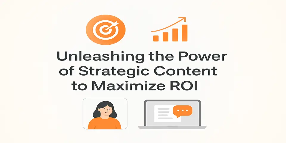 Modern digital strategy concept for maximizing ROI in 2025