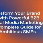 Header graphic highlighting B2B social media marketing for SMEs.