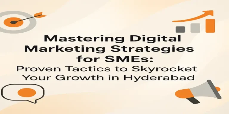 Title image with icons representing digital marketing and SME growth