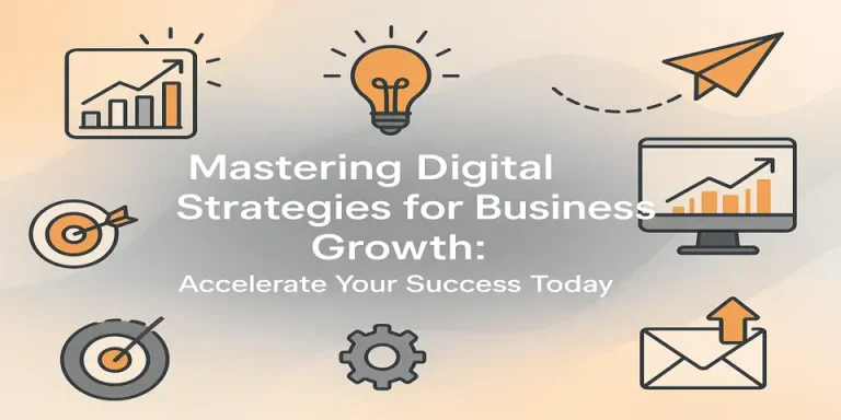 Professional male entrepreneur using a laptop to explore digital strategies