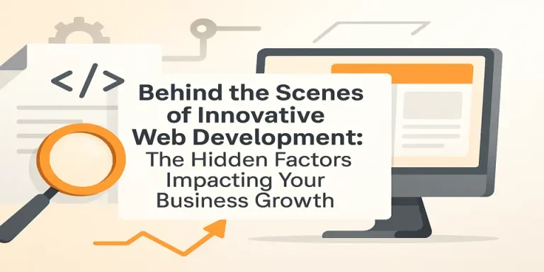Innovative web development factors driving business growth and performance improvements