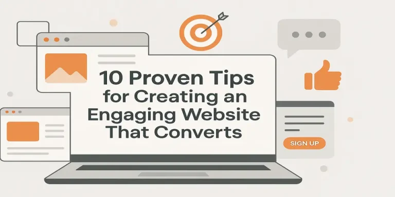 Professional woman reviewing content layout for creating an engaging website.