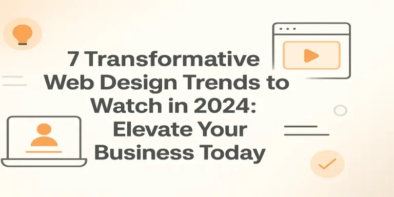 Central title surrounded by web icons in a modern, minimalist layout.