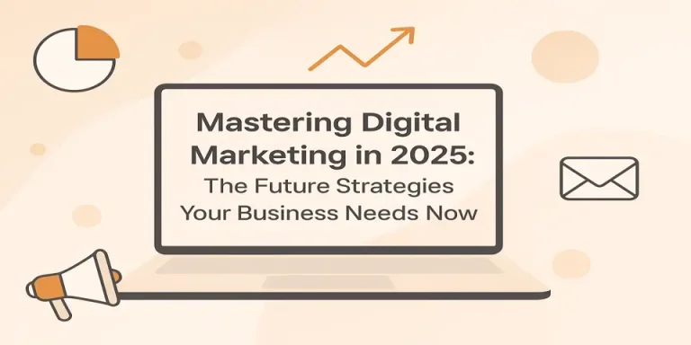 Young professional analyzing digital marketing advancements on a laptop