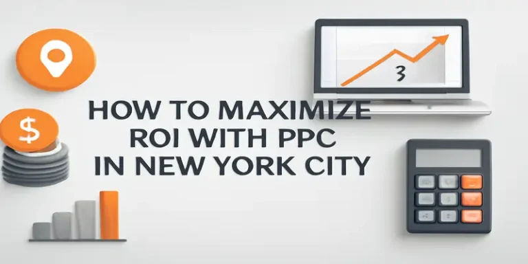 Maximizing ROI with PPC strategies displayed on a laptop.