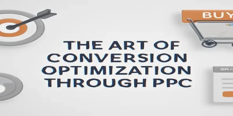 Conversion optimization through PPC strategies on a laptop screen.