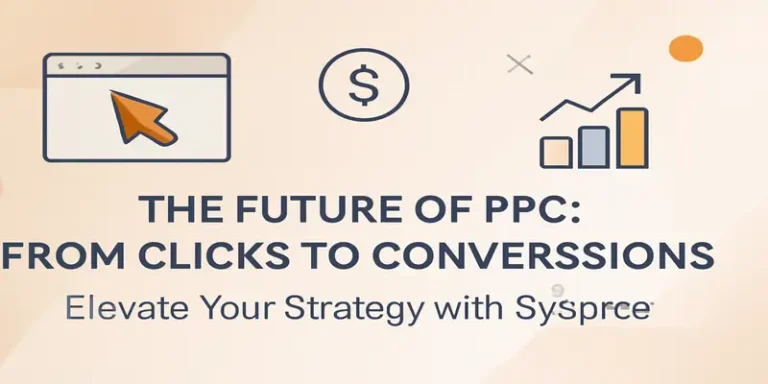 Boosting PPC clicks with strategic advertising icons like target and dollar sign.